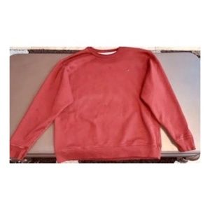 Red Champion crew neck sweater